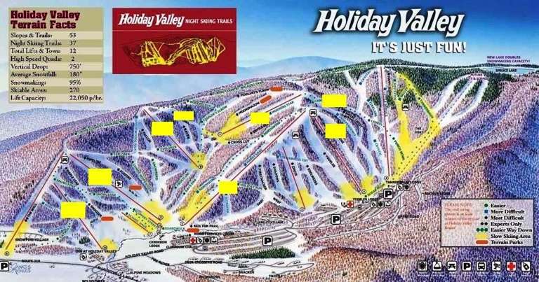 Holiday Valley vacation rental ski in ski out